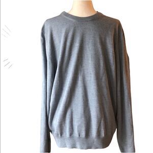 JOSEPH &Lyman sweater grey slim fit size XL gorpcore men’s merino wool